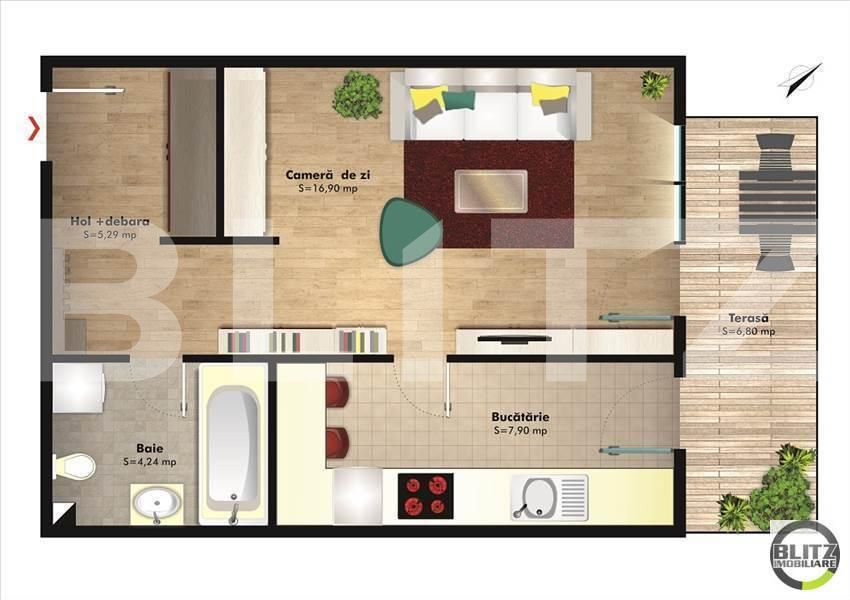 Garsonieră de vânzare Grigorescu - 13327AV | BLITZ Cluj-Napoca | Poza2