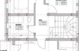 Triplex P + E, 4 camere, 120 mp, 250 teren, complex de case, zona Terra 
