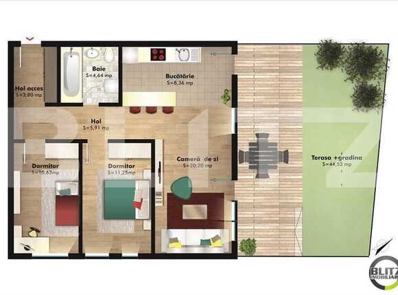 Apartament de vânzare 3 camere Grigorescu - 13336AV | BLITZ Cluj-Napoca | Poza2