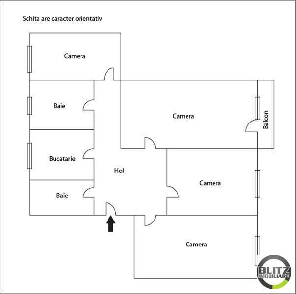 Apartament de vânzare 4 camere Manastur - 1334AV | BLITZ Cluj-Napoca | Poza1