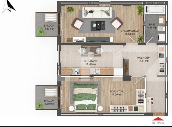 Apartament de vânzare 2 camere Tractorul - 133539AV | BLITZ Brașov | Poza1