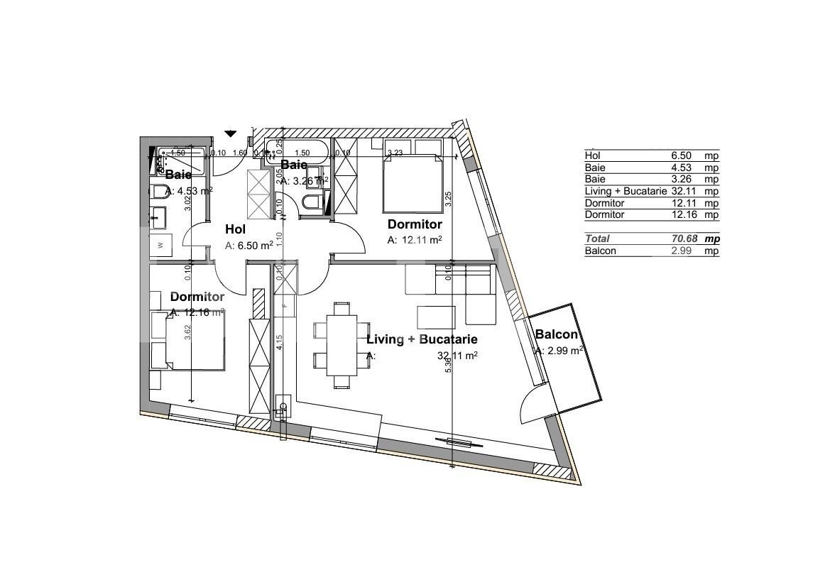 Apartament de vânzare 3 camere Dambul Rotund - 133588AV | BLITZ Cluj-Napoca | Poza2