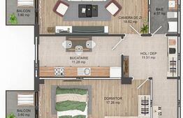 De vanzare, apartament in faza de proiect. (finalizare decembrie 2024)