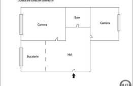 Apartament 2 camere, 50 mp utili, decomandat, zona strazii Dambovitei!