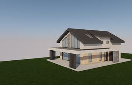 Casa individuala semifinisata, 140mp, 750 mp teren, Salicea