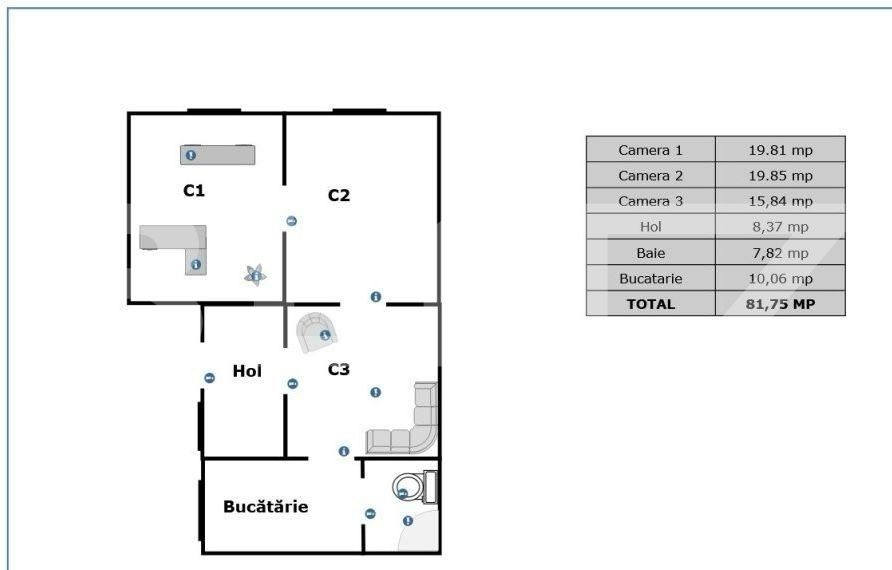 Casa de închiriat 3 camere Gheorgheni - 134433CI | BLITZ Cluj-Napoca | Poza2