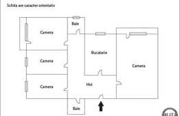 4 camere, 90,5 mp, decomandat, partial mobilat, zona strazii Aurel Vlaicu!