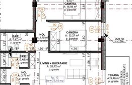 Apartamente 3 camere, 75.15mp, Iris