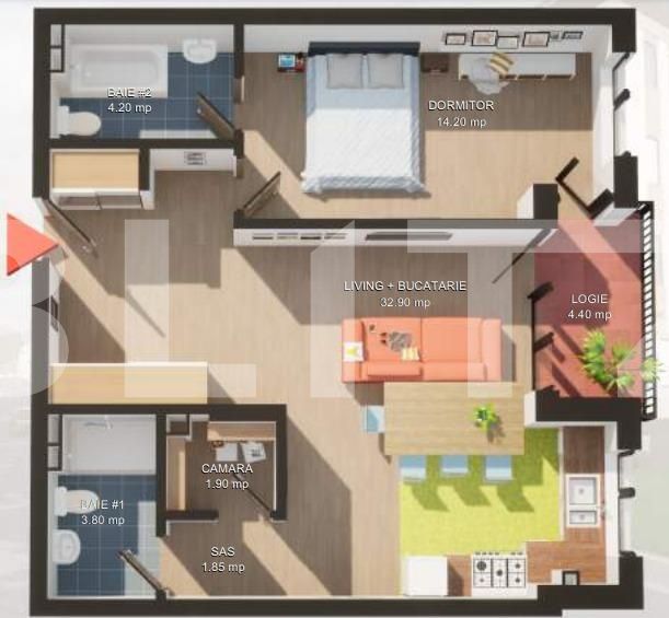 Apartament de vânzare 2 camere Manastur - 134539AV | BLITZ Cluj-Napoca | Poza1