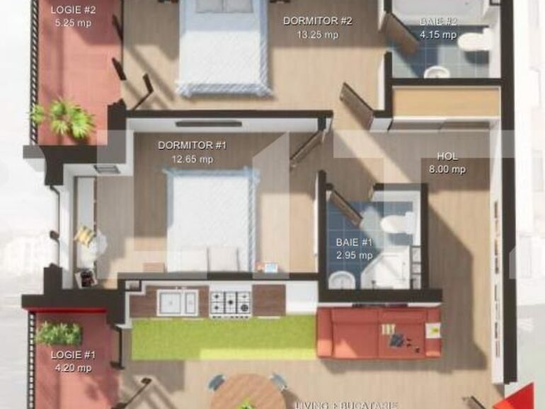 Apartament de vânzare 3 camere Manastur - 134575AV | BLITZ Cluj-Napoca | Poza1