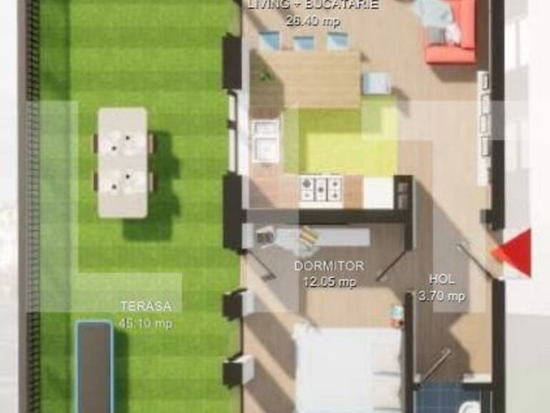 Apartament de vânzare 2 camere Manastur - 134578AV | BLITZ Cluj-Napoca | Poza1