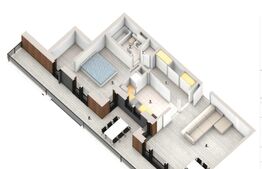 Apartament de 2 camere, 64mp, terasa 30mp, parcare, zona Somesului