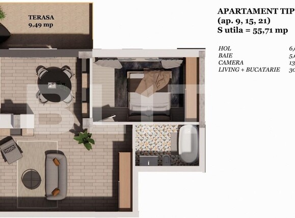 Apartament de vânzare 2 camere Iris - 134917AV | BLITZ Cluj-Napoca | Poza2