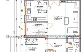 Casa cuplata, 4 camere, 120 mp util, 300 mp teren, cartierul Tineretului 
