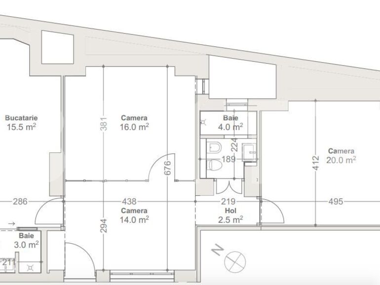 Apartament de închiriat 3 camere Central - 135062AI | BLITZ Cluj-Napoca | Poza1