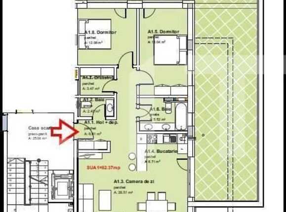 Apartament de vânzare 3 camere Andrei Mureşanu - 13514AV | BLITZ Cluj-Napoca | Poza2