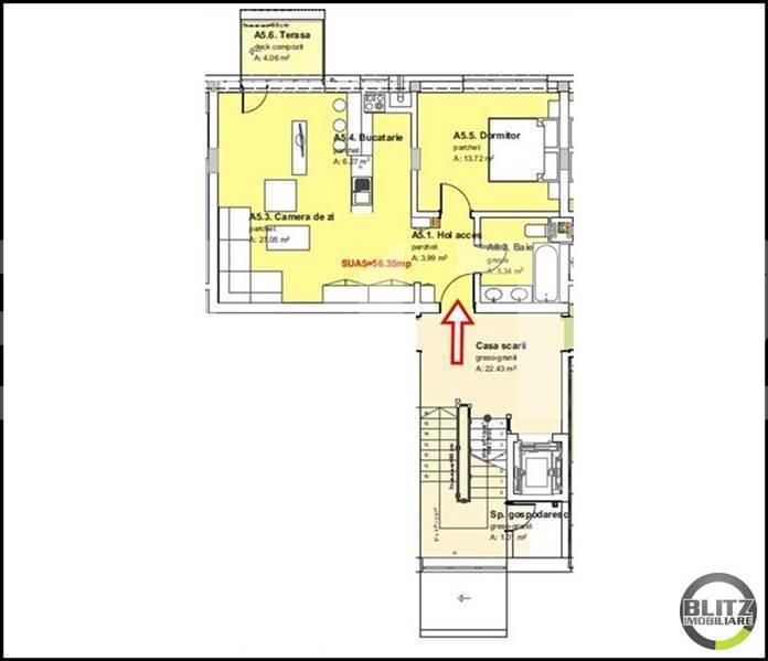 Apartament de vânzare 2 camere Bună Ziua - 13515AV | BLITZ Cluj-Napoca | Poza2