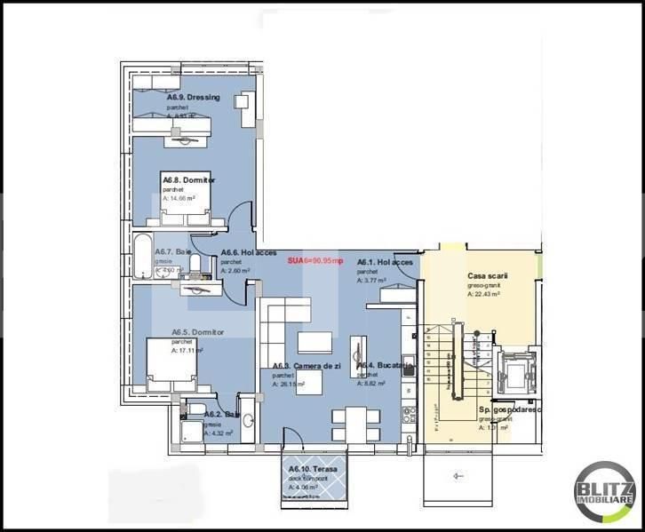 Apartament de vânzare 3 camere Bună Ziua - 13523AV | BLITZ Cluj-Napoca | Poza2