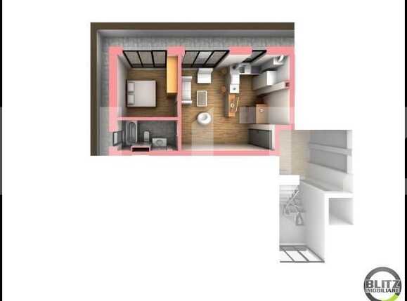 Apartament de vânzare 2 camere Bună Ziua - 13524AV | BLITZ Cluj-Napoca | Poza1