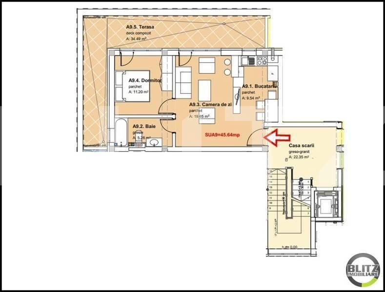 Apartament de vânzare 2 camere Bună Ziua - 13524AV | BLITZ Cluj-Napoca | Poza2