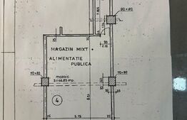 Spatiu comercial, 58 mp, 2 parcari, zona Piata Marasti