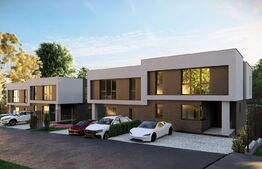 Case cuplate 4 camere, 3 niveluri, 160 mp, 275 teren, aproape de Vivo