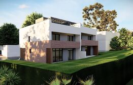 Case cuplate 4 camere, 120 mp, 290 teren, terasa ciculabila, 3 minute de Vivo