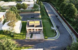 Case cuplate 4 camere, 120 mp, 290 teren, terasa ciculabila, 3 minute de Vivo