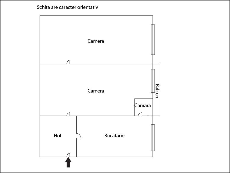 Garsonieră de vânzare Semicentral - 13541AV | BLITZ Cluj-Napoca | Poza1