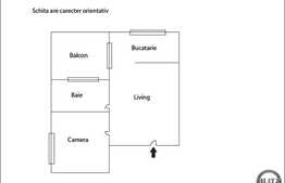 2 camere, 38 mp, mobilat, parcare, zona Edgar Quinet