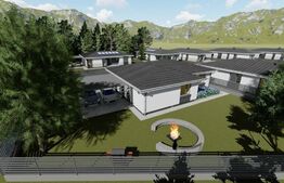 Casa individuala, 3 camere, semifinisata, 119mp, Tureni 