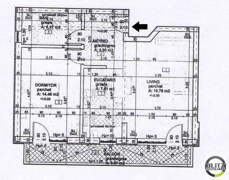 Apartament de vânzare 2 camere Floreşti - 1355AV | BLITZ Cluj-Napoca | Poza1