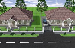 Proiect unic - Casa single premium - plan parter, 129mp utili, 500 mp, incalzire in pardoseala, Sanpetru