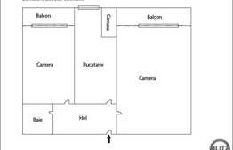 2 camere, 45 mp, decomandat, zona strazii Parang