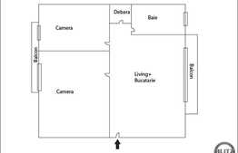 3 camere, 55 mp, A.C., 2 parcari, boxa, zona strazii Calea Borhanciului