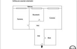 2 camere, 63,5 mp, decomandat, mobilat, zona strazii Buna Ziua