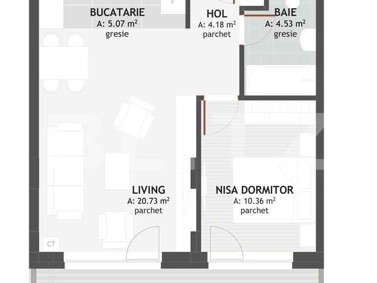 Apartament de vânzare 2 camere Floreşti - 135740AV | BLITZ Cluj-Napoca | Poza1