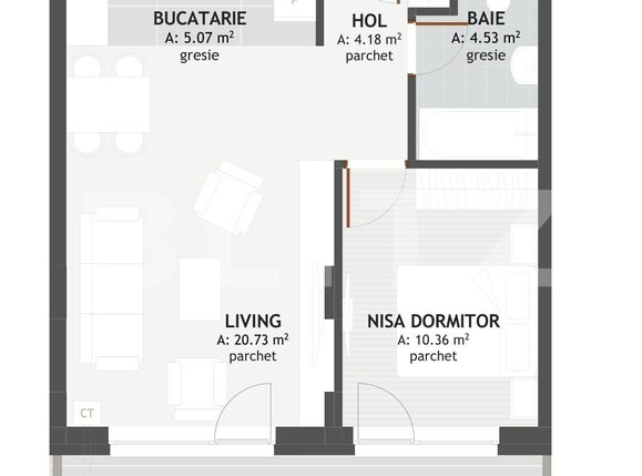 Apartament de vânzare 2 camere Floreşti - 135746AV | BLITZ Cluj-Napoca | Poza2
