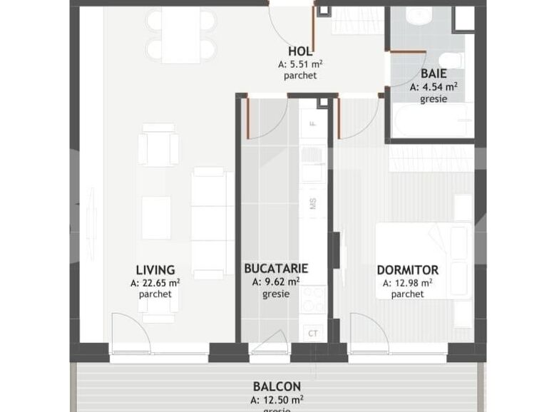 Apartament de vânzare 2 camere Floreşti - 135749AV | BLITZ Cluj-Napoca | Poza1
