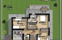 Casa individuala, 130mp, ansamblu privat, Dezmir