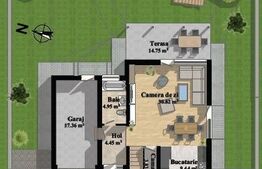 Casa individuala, 130mp, ansamblu privat, Dezmir