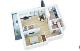 Apartament 2 camere, 44 mp, semifinisat, zona strazii Teodor Mihali!