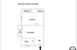 Apartament spatios cu 1 camera, 46 mp utili , la 3 minute de Parcul Central