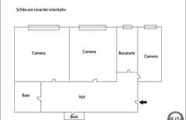 3 camere, 65 mp, decomandat, zona strazii  Fabricii!