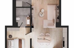 Apartament 2 camere, 52 mp , parcare,zona Vivo 