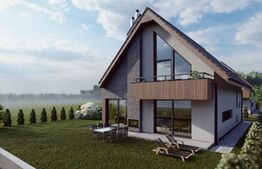 Casa 5 camere ,240 mp utili + 500 mp teren,la  8 km de centrul Clujului - dupa FAGET 