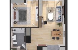 Apartament 2 camere, 57 mp, bloc nou, zona Iris