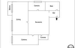 3 camere, 103 mp, garaj, boxa, zona strazii Horea