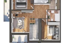 Apartament 3 camere, 81 mp, bloc nou, zona Iris