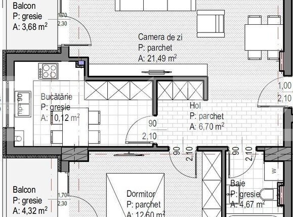 Apartament de vânzare 2 camere Sopor - 136663AV | BLITZ Cluj-Napoca | Poza1